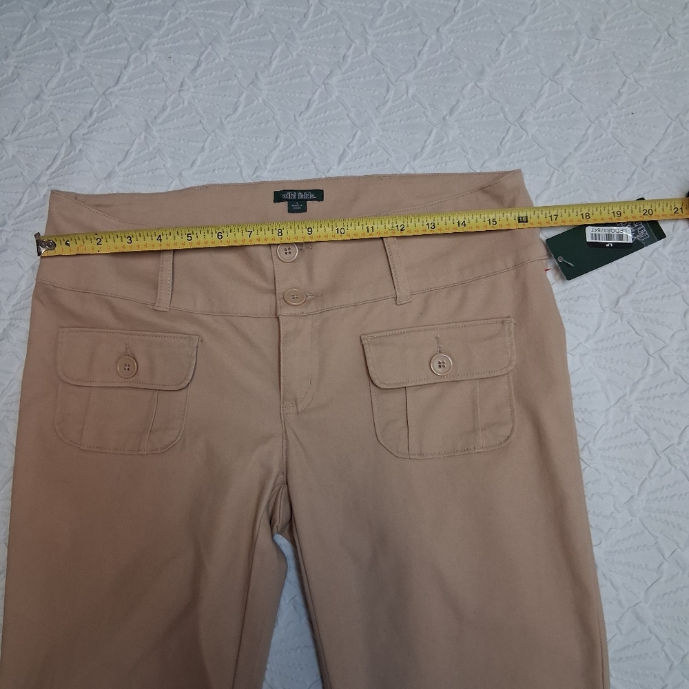 Wild Fable New Beige Flare Pants with Pocket Details Size 4 - Picture 16 of 17